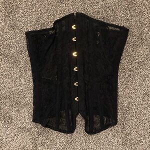 Agent Provocateur Black Lace Corset